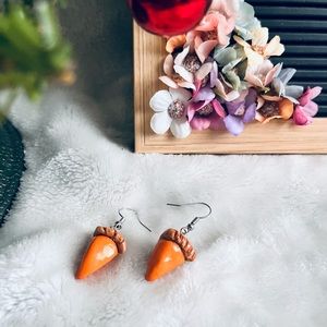 Pumkin pie earrings